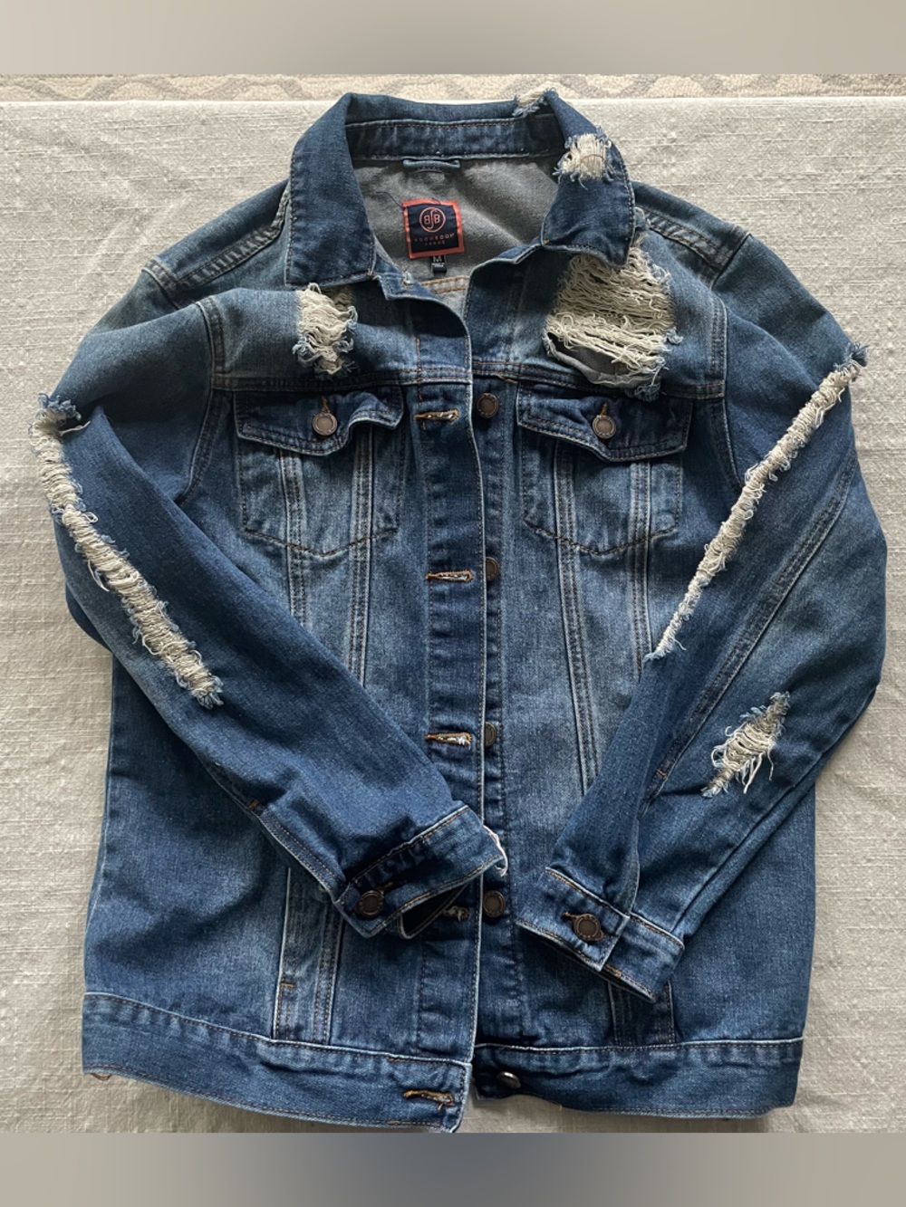 Shredded Jean Jacket - Picture 7 of 7